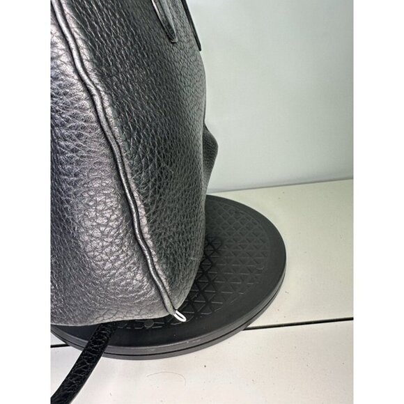 For Repair - Kate Spade Leighton Large Satchel Tote Black Pebbled Leather Purse - Picture 5 of 12